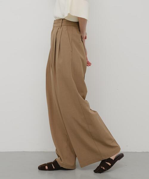 SENSE OF PLACE by URBAN RESEARCH ワイドパンツ スラックス パンツ