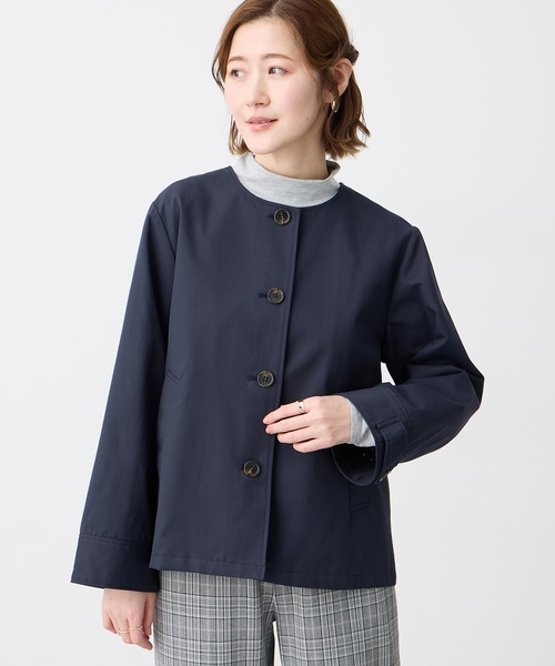 「Petit Honfleur」 ジャケット 9号 ネイビー レディース_画像8