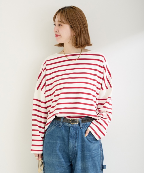 「MONT KEMMEL」 長袖カットソー FREE ネイビー レディース_画像7
