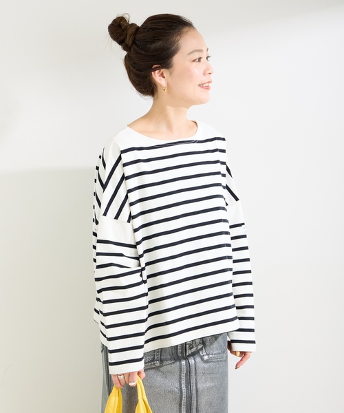 「MONT KEMMEL」 長袖カットソー FREE ネイビー レディース_画像8