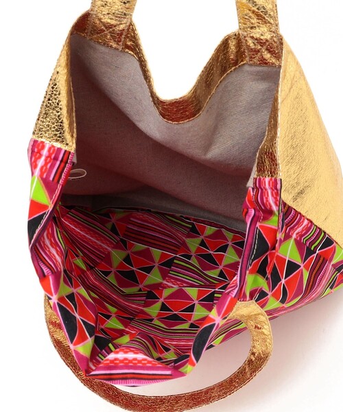 「BINDU」 トートバッグ ONE SIZE ゴールド レディース_画像8