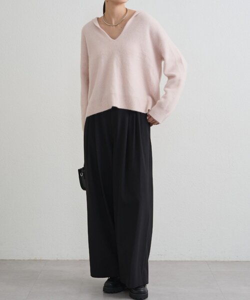 「LOUNGEDRESS」 パンツ MEDIUM ブラウン レディース_画像3