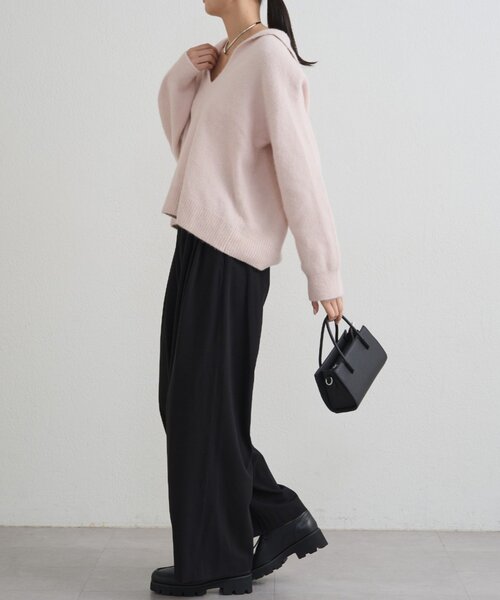 「LOUNGEDRESS」 パンツ MEDIUM ブラウン レディース_画像4
