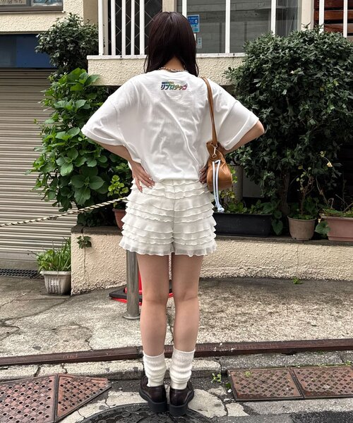 「RePRODUCTION LABEL」 7分袖カットソー FREE ダークブルー レディース_画像6