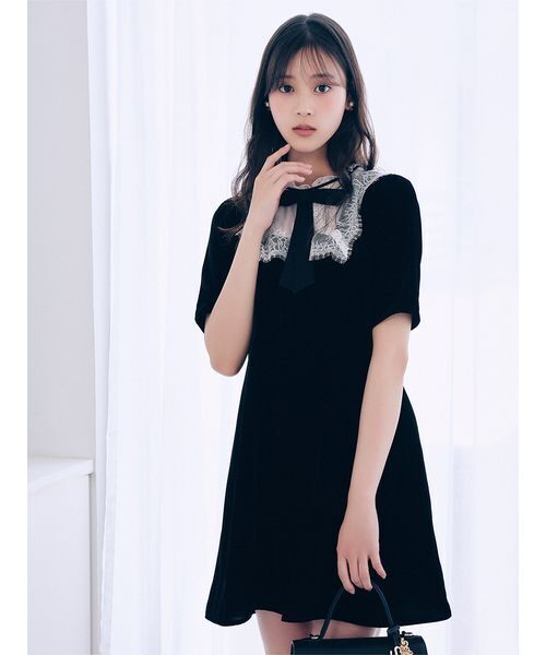 SNIDEL（スナイデル） ワンピース 半袖 「WEB限定」クラシカルカラー