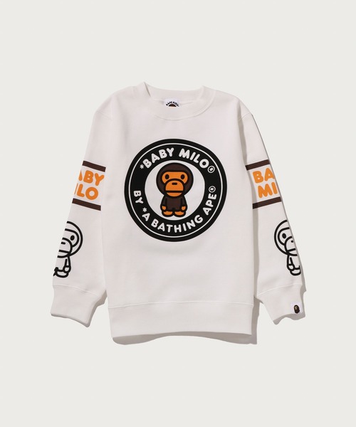 Crewneck sweatshirt マイロ 服 おしゃれ A BATHING APE アベイシング 