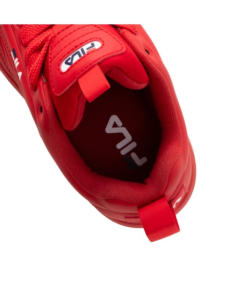 FILA（フィラ） ローカットスニーカー 24.5cm レッド レディース