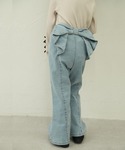 パンツ 「90-150cm」バックリボン スト...の詳細画像3