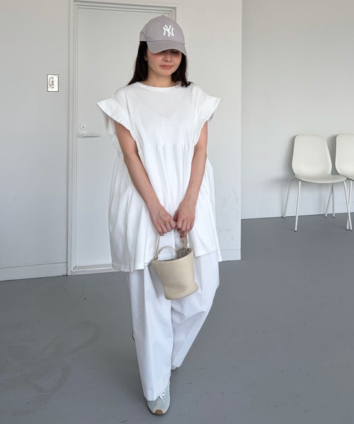 CHERI since1985 チュニック フレンチスリーブマーメイドデザイン