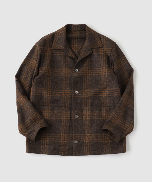 Caruso（カルーゾ） コート ジャケット Plaid Shirts Coverall メンズ