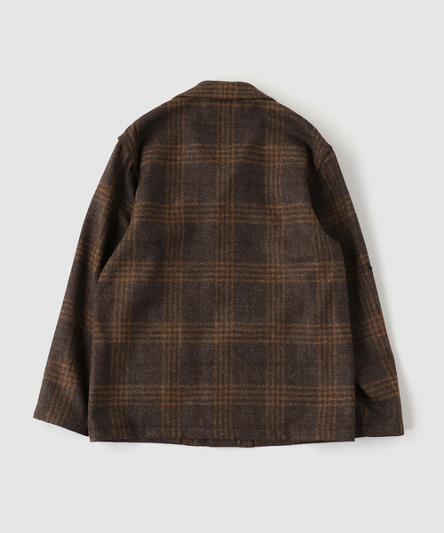 Caruso（カルーゾ） コート ジャケット Plaid Shirts Coverall メンズ