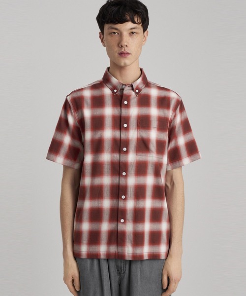【美品】saturdays nyc 半袖シャツ　レースシャツ Saturdays NYC(サタデーズ ニューヨークシティ) / Canty Cotton