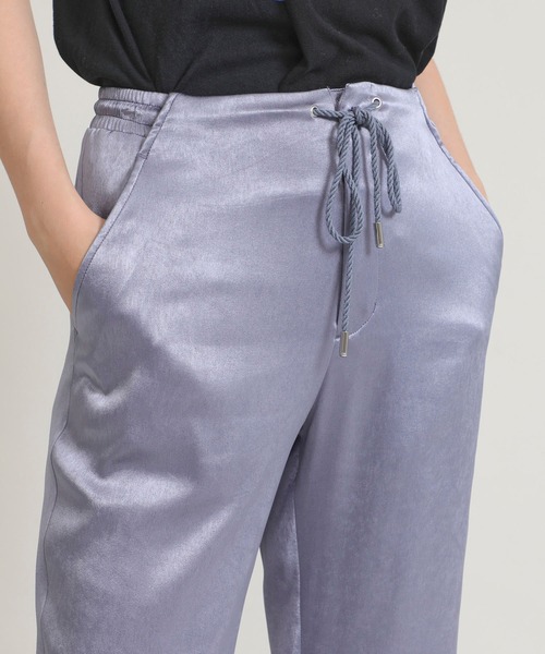 Name.（ネーム） パンツ 【】サテンイージーパンツ W-NMPT-20AW-013