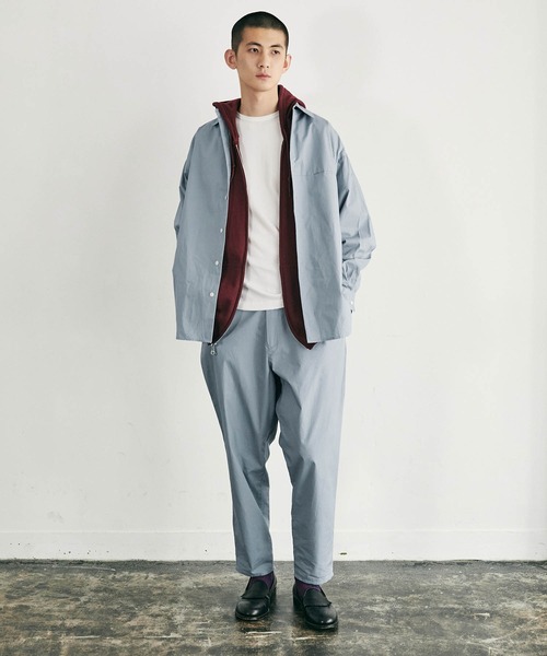セットアップ 【nowm】TYPEWRITER LOOSE BOX SLIT POCKET SHIRT& BALLOON TAPERED PANTS|ZOZOTOWN PayPayモール店|03