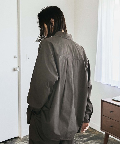 セットアップ 【nowm】TYPEWRITER LOOSE BOX SLIT POCKET SHIRT& BALLOON TAPERED PANTS|ZOZOTOWN PayPayモール店|10