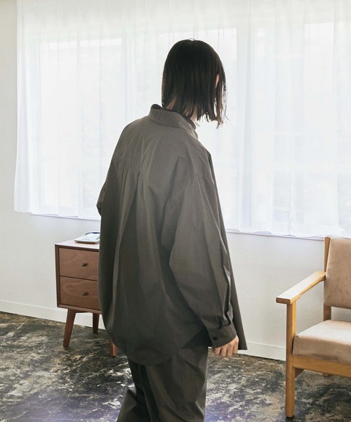 セットアップ 【nowm】TYPEWRITER LOOSE BOX SLIT POCKET SHIRT& BALLOON TAPERED PANTS|ZOZOTOWN PayPayモール店|09