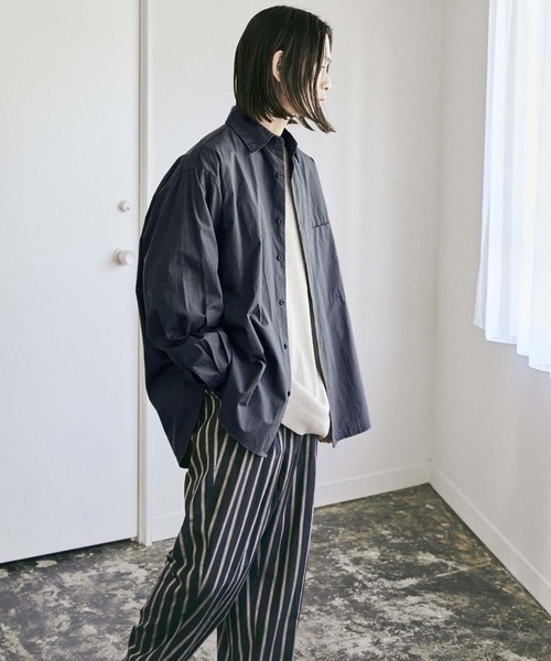 セットアップ 【nowm】TYPEWRITER LOOSE BOX SLIT POCKET SHIRT& BALLOON TAPERED PANTS|ZOZOTOWN PayPayモール店|23