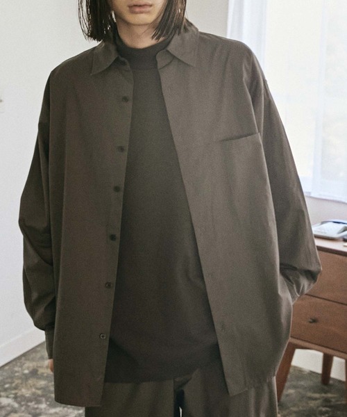 セットアップ 【nowm】TYPEWRITER LOOSE BOX SLIT POCKET SHIRT& BALLOON TAPERED PANTS|ZOZOTOWN PayPayモール店|12