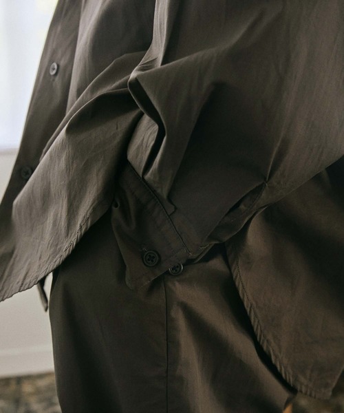 セットアップ 【nowm】TYPEWRITER LOOSE BOX SLIT POCKET SHIRT& BALLOON TAPERED PANTS|ZOZOTOWN PayPayモール店|18