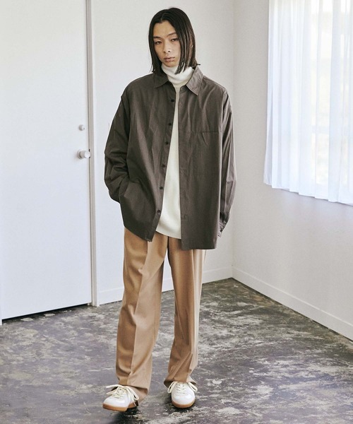 セットアップ 【nowm】TYPEWRITER LOOSE BOX SLIT POCKET SHIRT& BALLOON TAPERED PANTS|ZOZOTOWN PayPayモール店|15