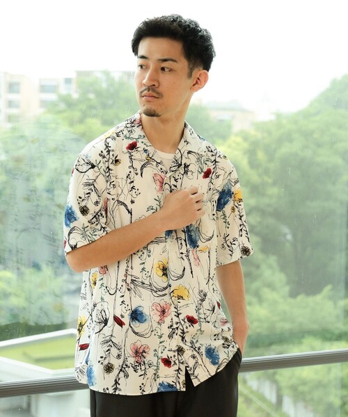 <新品未使用>BEAMS HEART 半袖カットソーワンピース ベージュ BEAMS HEART（ビームス ハート）バイカラー 総針ニット