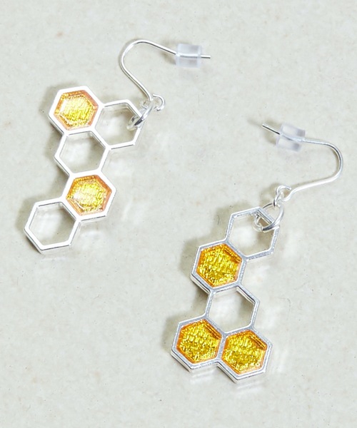 gargle ピアス ガーグル:サイエンスシリーズ ハニカム ピアス