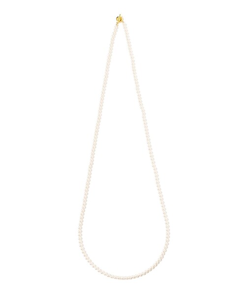 ネックレス 6ｍｍ パール ロングネックレス レディースの画像