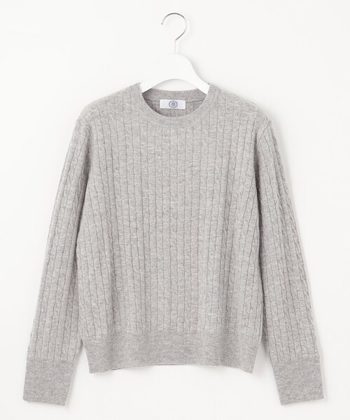 ニット セーター 「洗える」WOOL BLEND AIR ケーブル ニット レディース 洗える】WOOL BLEND AIR ケーブル ニット / J.PRESS LADIES