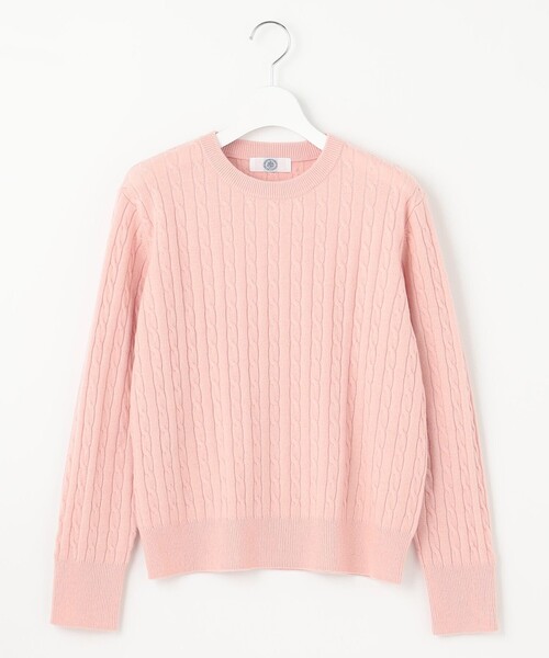 ニット セーター 「洗える」WOOL BLEND AIR ケーブル ニット レディース J.PRESS ニット セーター 「洗える」WOOL BLEND AIR ケーブル