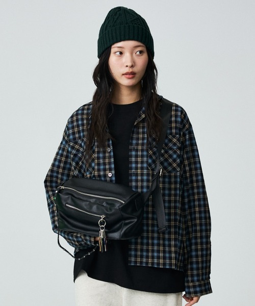 Ruben ニット帽 ニットキャップ 「RUBEN」ケーブル裏ボアニット帽