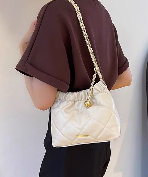 shopnikoniko ショルダーバッグ バッグ 巾着バッグ ショルダー