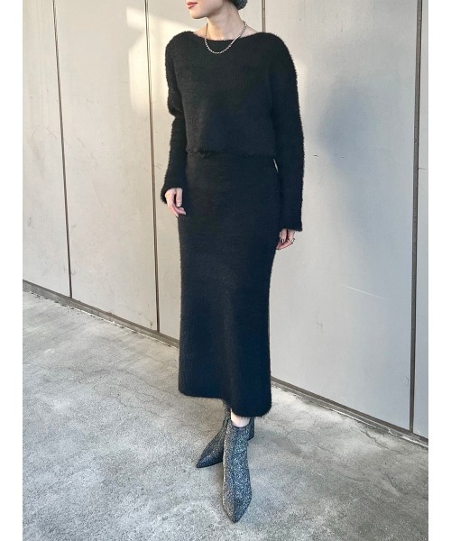 HEILIS（ヘイリス） セットアップ 「cream select」シャギーニット