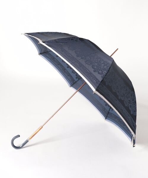 LANVIN COLLECTION 傘 長傘 雨傘 ジャガードレース レディース