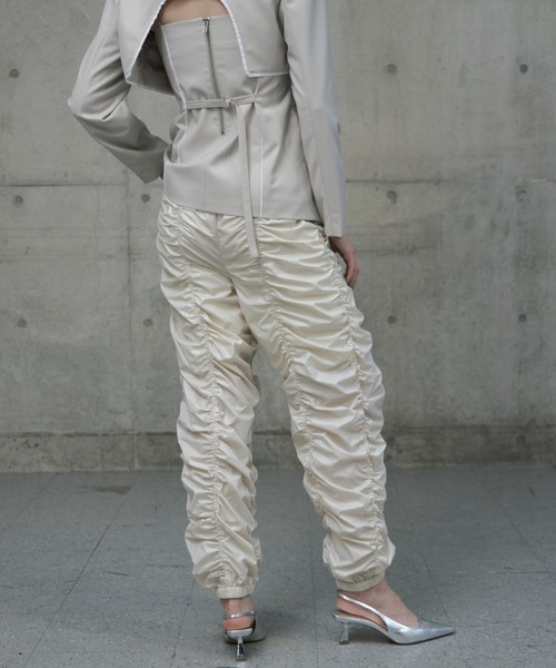 JOSE MOON（ジョゼムーン） パンツ SHINY GATHER PANTS/シャイニー