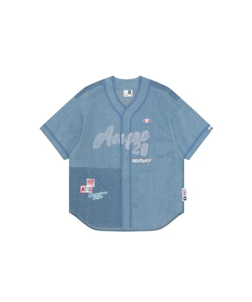 ブラウス シャツ AAPE SHORT SLEEVE SHIRT レディース