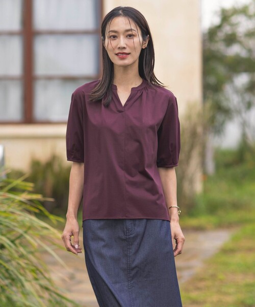 J.PRESS tシャツ 「接触冷感」プレーティングジャージー
