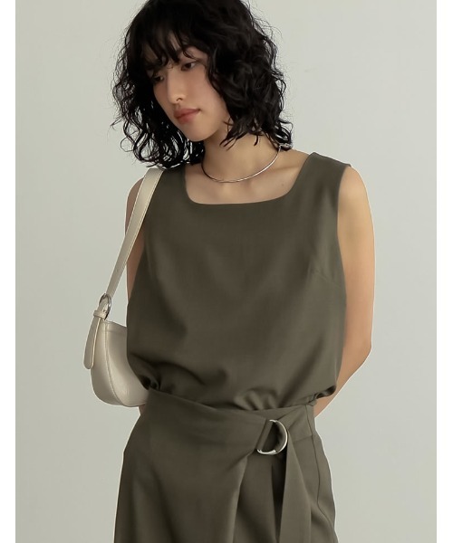 【新品・タグ付き】BRIEFING レディース ノースリ メーカー完売品　M Re:EDIT タンクトップ ノースリーブ 「2024 SUMMER COLLECTION