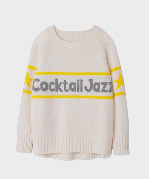 ニット セーター カシミヤレタードトップ レディースの画像