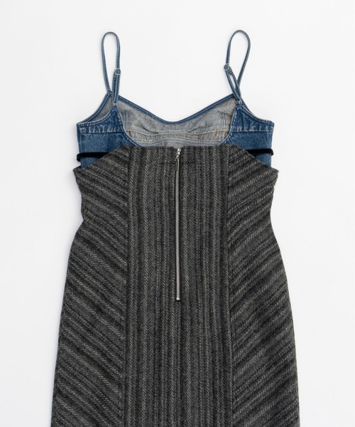 MAISON SPECIAL（メゾンスペシャル） ワンピース Denim Tweed