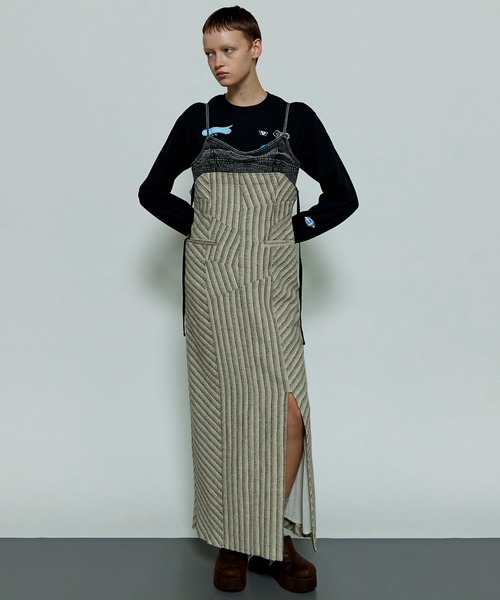 MAISON SPECIAL（メゾンスペシャル） ワンピース Denim Tweed