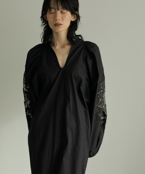 anuke（アンヌーク） ワンピース Cutwork Embroidery Dress : ZOZOTOWN