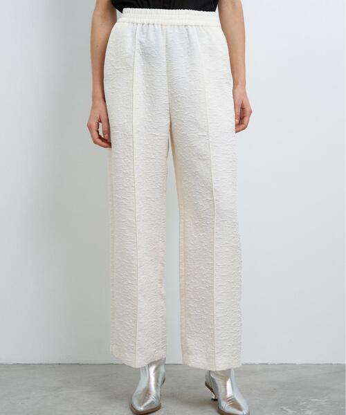 LANVIN en Bleu パンツ フクレジャカードパンツ レディース