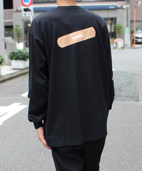 XLARGE（エクストラ ラージ） tシャツ BAND-AID LG L/S TEE BAND-AID