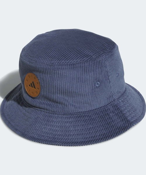 adidas 帽子 ハット コーデュロイ バケットハット「adidas Golf