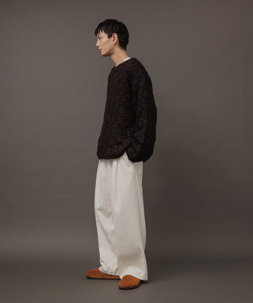 BEARDSLEY バギーパンツ ライトベージュ　ワイドシルエット大きいサイズ2 ポケットバギーパンツ | BEARDSLEY(ビアズリー)レディース | PAL