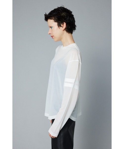 tシャツ Sheer line tops　　シアーライントップス レディース HeRIN.CYE tシャツ Sheer line tops シアーライントップス