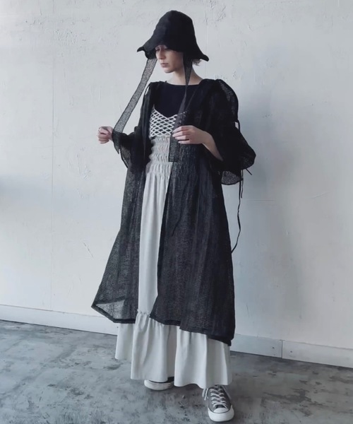 ORIENT MILLINERY コート アウター NUAGE「ニュアジュ」リネン混シアー