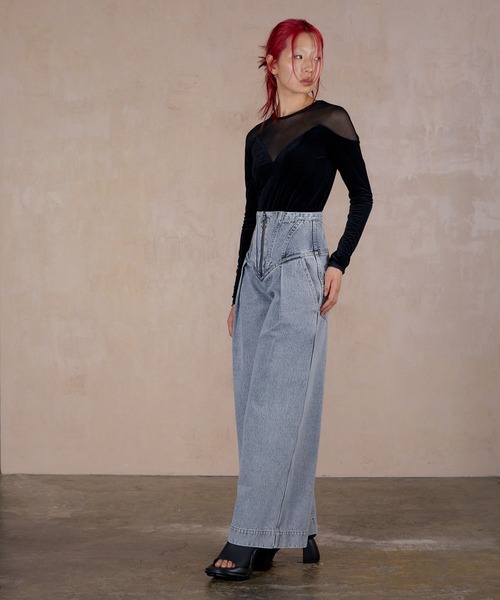THINGS THAT MATTER ジーンズ デニム デニムパンツ CORSET WAIST