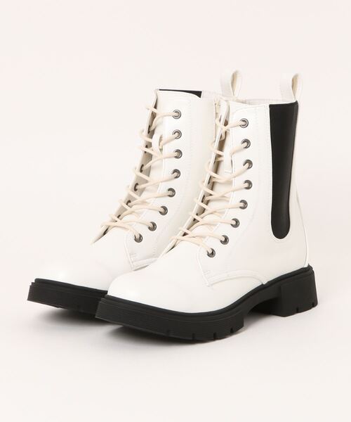 サイドゴアショートブーツＳ SHISEI シセイ 24014S サイドゴアブーツ SQUARE SIDE GORE BOOTS