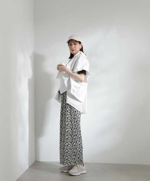 「N.（N. Natural Beauty Basic）」 半袖ブラウス MEDIUM ブルー レディース N.Natural Beauty Basic 「N.（N. Natural Basic）」 半袖